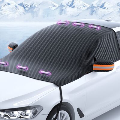 HEAT Magnetischer Sonnenschutz Fürs Auto, Dick Und Faltbar, Halber Autoschutz Vor Schnee, Eis, Staub Und Sonne, Ausziehbare Markise, Frontscheibenabdeckung, Autozubehör. HEAT Magnetischer Sonnenschutz Fürs Auto, Dick Und Faltbar, Halber Autoschutz Vor Schnee, Eis, Staub Und Sonne, Ausziehbare Markise, Frontscheibenabdeckung, Autozubehör.