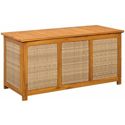 Gartenlagerbox 185 L Massivholz Akazie 113 X 50 X 56 Cm Beige Vidaxl Gartenlagerbox 185 L Massivholz Akazie 113 X 50 X 56 Cm Beige Vidaxl