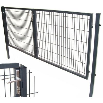 Apex Q- Doppelflügeltor 300x120cm Gartentor 55724 Gartenzaun Tor Doppeltor Flügeltor Apex Q- Doppelflügeltor 300x120cm Gartentor 55724 Gartenzaun Tor Doppeltor Flügeltor
