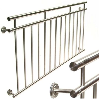 Apex - Französisches Balkongeländer Aus Edelstahl 225 X 12,5 X 90 Cm 57223 Apex - Französisches Balkongeländer Aus Edelstahl 225 X 12,5 X 90 Cm 57223