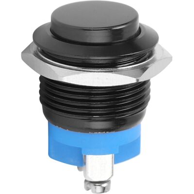 HEAT Metall-drucktaster, Wasserdicht, Edelstahl, Selbstrückstellend, Normalerweise Offen, 16 Mm, 220 V (schwarz) HEAT Metall-drucktaster, Wasserdicht, Edelstahl, Selbstrückstellend, Normalerweise Offen, 16 Mm, 220 V (schwarz)