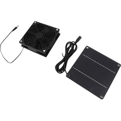 OEM Solarpanel-ventilator 3w Wetterfestes Solarpanel-set Für Kleine Hühnerställe, Gewächshäuser, Schuppen, Tierhäuser OEM Solarpanel-ventilator 3w Wetterfestes Solarpanel-set Für Kleine Hühnerställe, Gewächshäuser, Schuppen, Tierhäuser