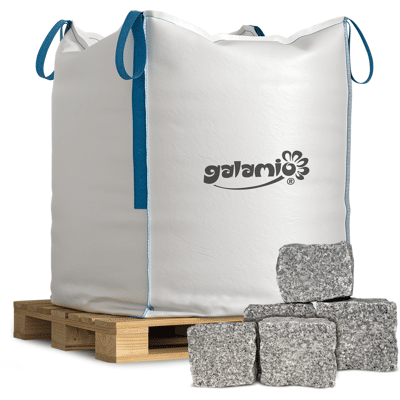 Granitpflaster 15/17 Gespalten 1000kg Bigbag - Galamio Granitpflaster 15/17 Gespalten 1000kg Bigbag - Galamio