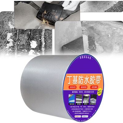 JUTE 100 Mm X 10 M Butyl-aluminium-folienband, Wasserdicht Und Mit Starker Haftung. JUTE 100 Mm X 10 M Butyl-aluminium-folienband, Wasserdicht Und Mit Starker Haftung.
