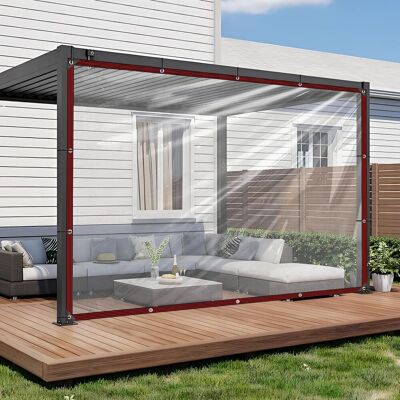 GLASSBANG Transparente Plane - 2x3m Transparent Planen Wasserdicht Mit Ösen Plane Durchsichtig Für Gewächshaus Gartenplane Abdeckplane Transparent Für Regenschutz Terrasse Balkon Außenbereich Carport GLASSBANG Transparente Plane - 2x3m Transparent Planen Wasserdicht Mit Ösen Plane Durchsichtig Für Gewächshaus Gartenplane Abdeckplane Transparent Für Regenschutz Terrasse Balkon Außenbereich Carport