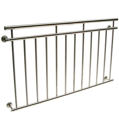 Apex - Französisches Balkongeländer Aus Edelstahl 184 X 12,5 X 90 Cm 57222 Apex - Französisches Balkongeländer Aus Edelstahl 184 X 12,5 X 90 Cm 57222
