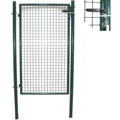 Apex - Gartenpforte Grün Gartentor 100x160 Cm Zauntor Pforte Mit Schloss Tor Tür 55729 Apex - Gartenpforte Grün Gartentor 100x160 Cm Zauntor Pforte Mit Schloss Tor Tür 55729