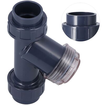 HEAT Tropfbewässerungsfilter Aus Pvc, Y-filter Für Wasserregulierungsrohre, Geeignet Für Garten, Gewächshaus Und Landwirtschaft HEAT Tropfbewässerungsfilter Aus Pvc, Y-filter Für Wasserregulierungsrohre, Geeignet Für Garten, Gewächshaus Und Landwirtschaft