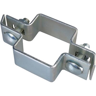Alberts - Mittelschelle Für Vierkantpfosten, Feuerverzinkt, Für Pfosten 60x40 Mm Alberts - Mittelschelle Für Vierkantpfosten, Feuerverzinkt, Für Pfosten 60x40 Mm