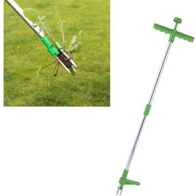 ENLENK Stehender Unkrautentferner, Tragbarer Unkrautzieher Mit 3 Zinken, Langstieliger Wurzelkiller Für Gartenrasen, Manuelles Werkzeug Zur Unkrautbeseitigung, Gartenzubehör ENLENK Stehender Unkrautentferner, Tragbarer Unkrautzieher Mit 3 Zinken, Langstieliger Wurzelkiller Für Gartenrasen, Manuelles Werkzeug Zur Unkrautbeseitigung, Gartenzubehör