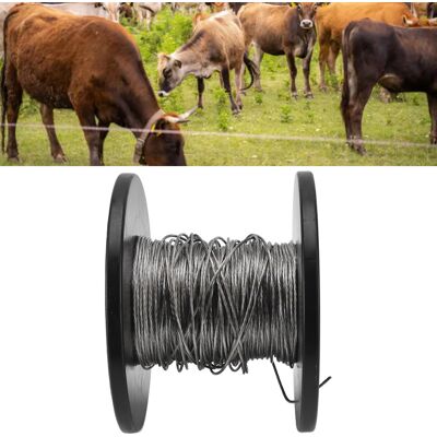 JUTE 100 M Draht Für Elektronische Zäune, Hochspannungsimpulsdraht Aus Aluminium-magnesium-legierung, 1,8 Mm Durchmesser, Stahlseil Für Elektronische Zäune. JUTE 100 M Draht Für Elektronische Zäune, Hochspannungsimpulsdraht Aus Aluminium-magnesium-legierung, 1,8 Mm Durchmesser, Stahlseil Für Elektronische Zäune.