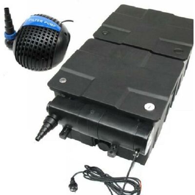 Apex - 3-fach Set: Teichfilter 60000 L + Uvc Lichtfilter 24 W + Pumpe 3200 L Koi Teich Apex - 3-fach Set: Teichfilter 60000 L + Uvc Lichtfilter 24 W + Pumpe 3200 L Koi Teich