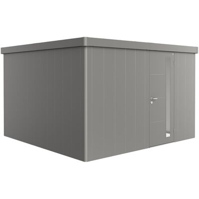 Biohort Neo 4D Gartenschuppen - Stahl - Grau Quarzo - Einzeltür Biohort Neo 4D Gartenschuppen - Stahl - Grau Quarzo - Einzeltür