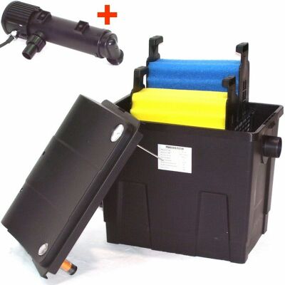 Apex - Bio Teichaussenfilter Uvc 9w Teichfilter 8000l Teichklärer 55891 Lichfilter Apex - Bio Teichaussenfilter Uvc 9w Teichfilter 8000l Teichklärer 55891 Lichfilter