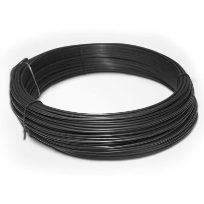 FLOORDIREKT Bindedraht Spanndraht Anthrazit 3,1 Mm 55 M Länge FLOORDIREKT Bindedraht Spanndraht Anthrazit 3,1 Mm 55 M Länge