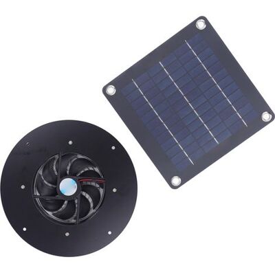 HEAT Solarpanel-ventilator, Abluftventilator, Belüftungs- Und Wärmeableitungsgerät Für Gewächshäuser Und Schuppen, 50 W HEAT Solarpanel-ventilator, Abluftventilator, Belüftungs- Und Wärmeableitungsgerät Für Gewächshäuser Und Schuppen, 50 W