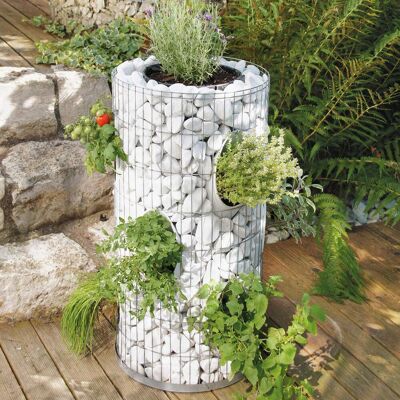 Bellissa Kräuterturm Ø 40cm x H 80 cm - Kräuterturm für Garten und Indoor Bellissa Kräuterturm Ø 40cm x H 80 cm - Kräuterturm für Garten und Indoor