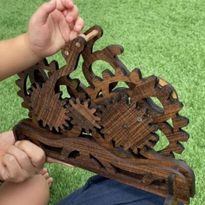 JUTE 1 Kreatives, Austauschbares, Dekoratives Handschaltgetriebe-ornament „offen“ Und „geschlossen“, Braun (wie Abgebildet) JUTE 1 Kreatives, Austauschbares, Dekoratives Handschaltgetriebe-ornament „offen“ Und „geschlossen“, Braun (wie Abgebildet)