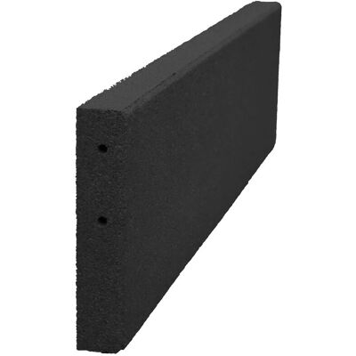 VIVOL Gummi-randstein - Kantenstein - 100x25cm - 50mm Dick - Schwarz VIVOL Gummi-randstein - Kantenstein - 100x25cm - 50mm Dick - Schwarz
