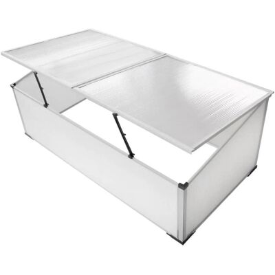 VidaXL Kalthaus Mini Gewächshaus Polycarbonat 109x56x41 cm - Gewächshaus VidaXL Kalthaus Mini Gewächshaus Polycarbonat 109x56x41 cm - Gewächshaus