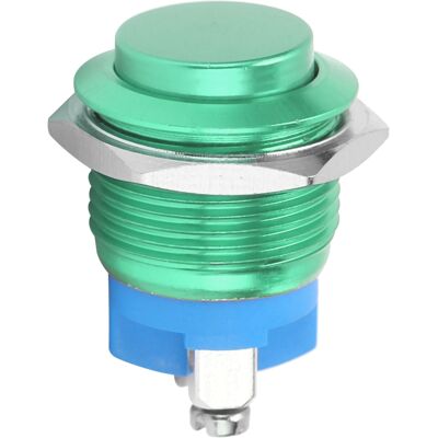 HEAT Metall-drucktaster, Wasserdicht, Edelstahl, Selbstrückstellend, Normalerweise Offen, 16 Mm, 220 V (grün) HEAT Metall-drucktaster, Wasserdicht, Edelstahl, Selbstrückstellend, Normalerweise Offen, 16 Mm, 220 V (grün)