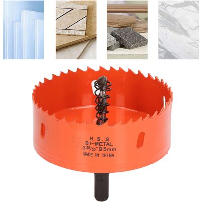 JUTE Die Hss-bimetall-lochsäge Mit Robustem Spannfutter Wird Zur Herstellung Von Cornhole-brettern, Holz, Pvc, Gipskarton, Aluminium Und Metall (3-25/32") Verwendet. JUTE Die Hss-bimetall-lochsäge Mit Robustem Spannfutter Wird Zur Herstellung Von Cornhole-brettern, Holz, Pvc, Gipskarton, Aluminium Und Metall (3-25/32") Verwendet.