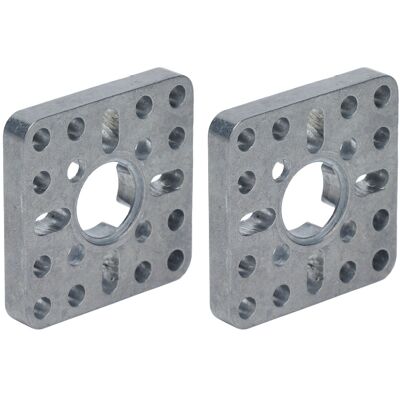 HEAT 2 Stück Servohalterungen 40x40mm Premium Aluminium Eloxiert Hochharte Robotermodellhalterung HEAT 2 Stück Servohalterungen 40x40mm Premium Aluminium Eloxiert Hochharte Robotermodellhalterung