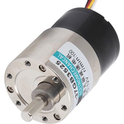 HEAT Bürstenloser Motor Mit Niedriger Drehzahl, Inklusive Halterung Und Drehzahlregler, Cw/ccw, Dc12v, Xd-37gb3525, 100 U/min HEAT Bürstenloser Motor Mit Niedriger Drehzahl, Inklusive Halterung Und Drehzahlregler, Cw/ccw, Dc12v, Xd-37gb3525, 100 U/min
