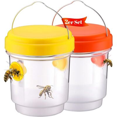OEM Wespenfalle, 2er-pack, Wespenabwehrmittel Für Den Außenbereich, 360°-wirksamkeit – Wespenschutz Für Haus Und Garten – Abwehrmittel Gegen Hornissen Und Gelbwesten OEM Wespenfalle, 2er-pack, Wespenabwehrmittel Für Den Außenbereich, 360°-wirksamkeit – Wespenschutz Für Haus Und Garten – Abwehrmittel Gegen Hornissen Und Gelbwesten