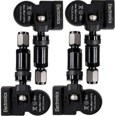 ELECTRONICX 4x Rdks Sensoren Metall Schwarz - Buick Electra L7 2025-2026 - Reifendrucksensor Tpms Set ELECTRONICX 4x Rdks Sensoren Metall Schwarz - Buick Electra L7 2025-2026 - Reifendrucksensor Tpms Set
