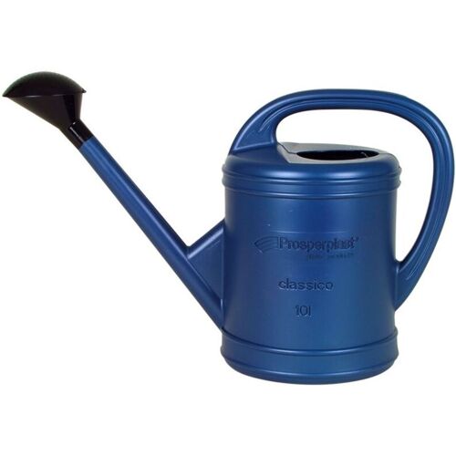 Prosperplast Gießkanne mit Brause 10L Gartenkanne Blumengießkanne Wasserkanne - blaumetallic