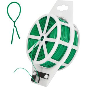 AIMOONSA 100 m gedrehter Gartendraht für Kletterpflanzen, Ranken, Sträucher und Blumen (grün) AIMOONSA 100 m gedrehter Gartendraht für Kletterpflanzen, Ranken, Sträucher und Blumen (grün)