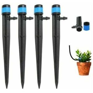 100 Stück Tropftropfer, Tropfbewässerung, DIY-Bewässerungsanlage, Tropfbewässerung, Tropfbewässerungsset für Zimmer- und Gartenpflanzen – Blau – 100 Stück Tropftropfer, Tropfbewässerung, DIY-Bewässerungsanlage, Tropfbewässerung, Tropfbewässerungsset für Zimmer- und Gartenpflanzen – Blau –