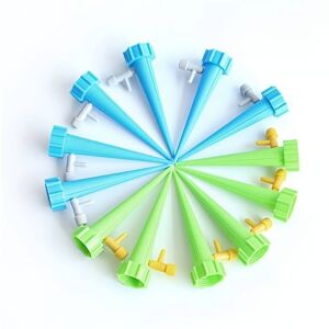 DAMAKU 12 automatische Bewässerungsnägel mit einstellbarem Tropfventil – Urlaubsbewässerungssystem für Topf- und Gartenpflanzen durch Flaschenanschluss DAMAKU 12 automatische Bewässerungsnägel mit einstellbarem Tropfventil – Urlaubsbewässerungssystem für Topf- und Gartenpflanzen durch Flaschenanschluss