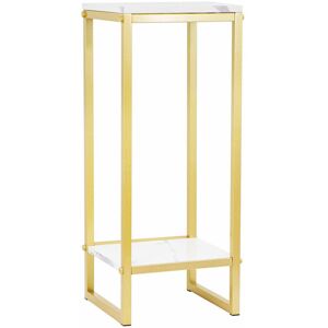 SENDERPICK 2 Etagen Pflanzenhalter Topfpflanzen Ständer Blumentopf Gold Metall & Holz Blumenständer Pflanzenregal Metallständer SENDERPICK 2 Etagen Pflanzenhalter Topfpflanzen Ständer Blumentopf Gold Metall & Holz Blumenständer Pflanzenregal Metallständer