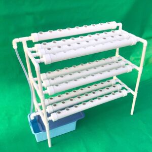 SENDERPICK 3 Schichten 90 Plant Sites Hydroponic Site Grow Water culture kit pvc für Gartenpflanzen und hydroponische Experimente, Gemüse, Blumen, Obst SENDERPICK 3 Schichten 90 Plant Sites Hydroponic Site Grow Water culture kit pvc für Gartenpflanzen und hydroponische Experimente, Gemüse, Blumen, Obst