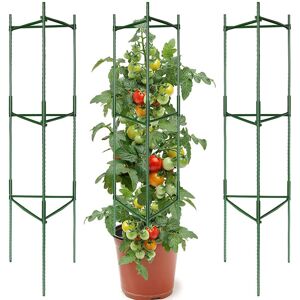 Linghhang - 3er-Pack Stützkäfige für Gartenpflanzen, Tomatenkäfige, Pflanzenkäfig, Pflanzenspalier, Tomatenstützstäbe, Stützspalier für Linghhang - 3er-Pack Stützkäfige für Gartenpflanzen, Tomatenkäfige, Pflanzenkäfig, Pflanzenspalier, Tomatenstützstäbe, Stützspalier für