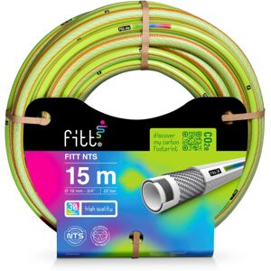 Fitt - Nts Lime 3/4' (19mm) 15m - Robuster Und Flexibler Gartenschlauch In Gelber Farbe Für Eine Intensive Nutzung, Mit Exklusiven Technologien Fitt - Nts Lime 3/4' (19mm) 15m - Robuster Und Flexibler Gartenschlauch In Gelber Farbe Für Eine Intensive Nutzung, Mit Exklusiven Technologien