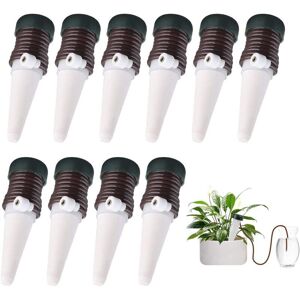KZQ Automatisches Tropfbewässerungsset für Pflanzen, kabelgebunden, automatisches Tropfbewässerungsset aus Keramik für Pflanzen (10), Tropfzubehör und KZQ Automatisches Tropfbewässerungsset für Pflanzen, kabelgebunden, automatisches Tropfbewässerungsset aus Keramik für Pflanzen (10), Tropfzubehör und