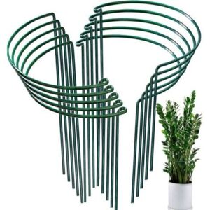 CHOYCLIT 10er-Pack Stützstäbe für Gartenpflanzen, halbrunde Gartenpflanzenstütze für Tomaten, Pfingstrosen, Hortensien, Weinreben, Kletterpflanzen, CHOYCLIT 10er-Pack Stützstäbe für Gartenpflanzen, halbrunde Gartenpflanzenstütze für Tomaten, Pfingstrosen, Hortensien, Weinreben, Kletterpflanzen,