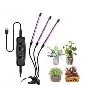 DAMAKU Pflanzenlampe für Zimmerpflanzen, LED-Pflanzenlampe, Vollspektrum-Pflanzenlampe mit verstellbarem Hals DAMAKU Pflanzenlampe für Zimmerpflanzen, LED-Pflanzenlampe, Vollspektrum-Pflanzenlampe mit verstellbarem Hals
