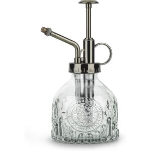 SNQ Vintage-Gießkanne aus Glas, 16,5 cm hoch, mit Pumpaufsatz, auslaufsicherer Düse mit feiner Zerstäubung für Gartenpflanzen, Blumen und SNQ Vintage-Gießkanne aus Glas, 16,5 cm hoch, mit Pumpaufsatz, auslaufsicherer Düse mit feiner Zerstäubung für Gartenpflanzen, Blumen und