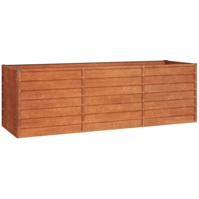 vidaXL Hochbeet Rostiges Stahl 240x80x77 cm - Garten Hochbeet vidaXL Hochbeet Rostiges Stahl 240x80x77 cm - Garten Hochbeet