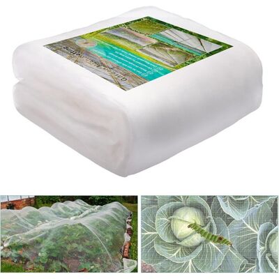 OEM Gemüsenetz Für Den Garten, 2,5 X 10 M, Insektenabweisendes Netz, Schutznetz Für Pflanzen, Gemüse, Obst Und Blumen OEM Gemüsenetz Für Den Garten, 2,5 X 10 M, Insektenabweisendes Netz, Schutznetz Für Pflanzen, Gemüse, Obst Und Blumen