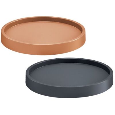 Prosperplast - IPRR 450 R 624 - Ø44xH6 cm - Brown - Blumentopf-Roller Prosperplast - IPRR 450 R 624 - Ø44xH6 cm - Brown - Blumentopf-Roller