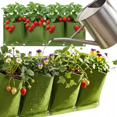OEM Hängender Blumentopf Für Den Balkon, Für Die Balkonwand, Erdbeeren, Gemüse, Kräuter 4kom OEM Hängender Blumentopf Für Den Balkon, Für Die Balkonwand, Erdbeeren, Gemüse, Kräuter 4kom
