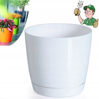 Prosperplast Coubi rund p Weiße Blumentopf Prosperplast Coubi rund p Weiße Blumentopf