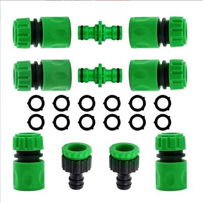 OEM Gartenschlauch-anschlussset – Gartenschlauchanschlüsse – Adapterset – Gartenschlauchverbinder – Wasserschlauchanschluss Und -verbinder – Geeignet Für Die Bewässerung Von Garten, Balkon Und Autowäsche OEM Gartenschlauch-anschlussset – Gartenschlauchanschlüsse – Adapterset – Gartenschlauchverbinder – Wasserschlauchanschluss Und -verbinder – Geeignet Für Die Bewässerung Von Garten, Balkon Und Autowäsche