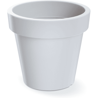 Bergland Prosperplast Lofly - Weißer Blumentopf 40cm, Blumentopf Für Balkon Und Terrasse Bergland Prosperplast Lofly - Weißer Blumentopf 40cm, Blumentopf Für Balkon Und Terrasse