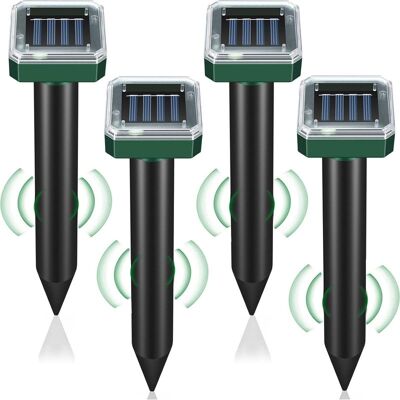 ZVD Solarbetriebenes Rattenabwehrgerät, Schlangenabwehrgerät Für Den Außenbereich, Ultraschall-solarabwehrgerät Für Rasen Und Garten, Wasserdicht, Schallspitzen ZVD Solarbetriebenes Rattenabwehrgerät, Schlangenabwehrgerät Für Den Außenbereich, Ultraschall-solarabwehrgerät Für Rasen Und Garten, Wasserdicht, Schallspitzen